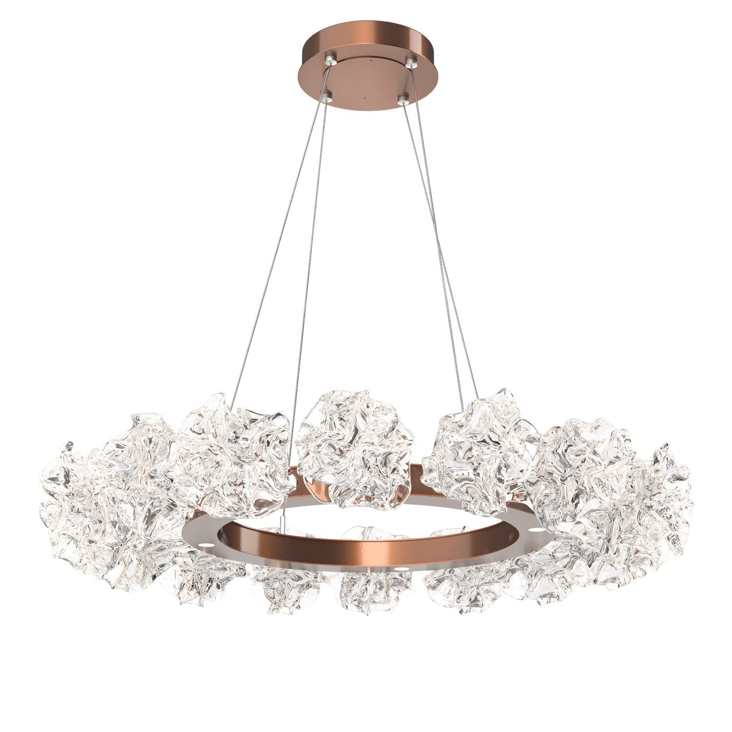 Hammerton Studio - CHB0059-36-BB-BC-CA1-L1 - LED Chandelier - Blossom - Burnished Bronze