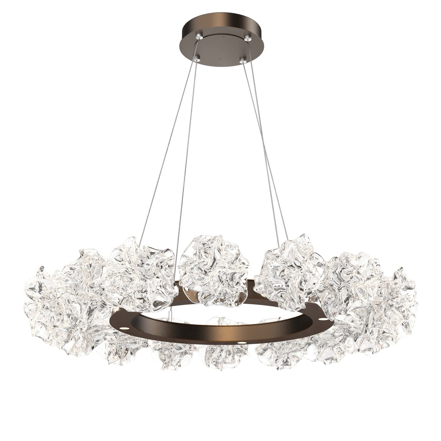 Hammerton Studio - CHB0059-36-FB-BC-CA1-L3 - LED Chandelier - Blossom - Flat Bronze