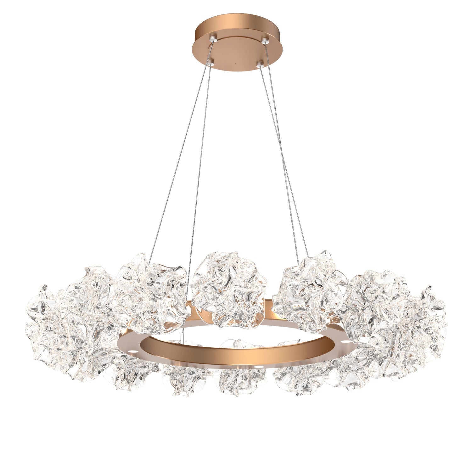 Hammerton Studio - CHB0059-36-NB-BC-CA1-L3 - LED Chandelier - Blossom - Novel Brass