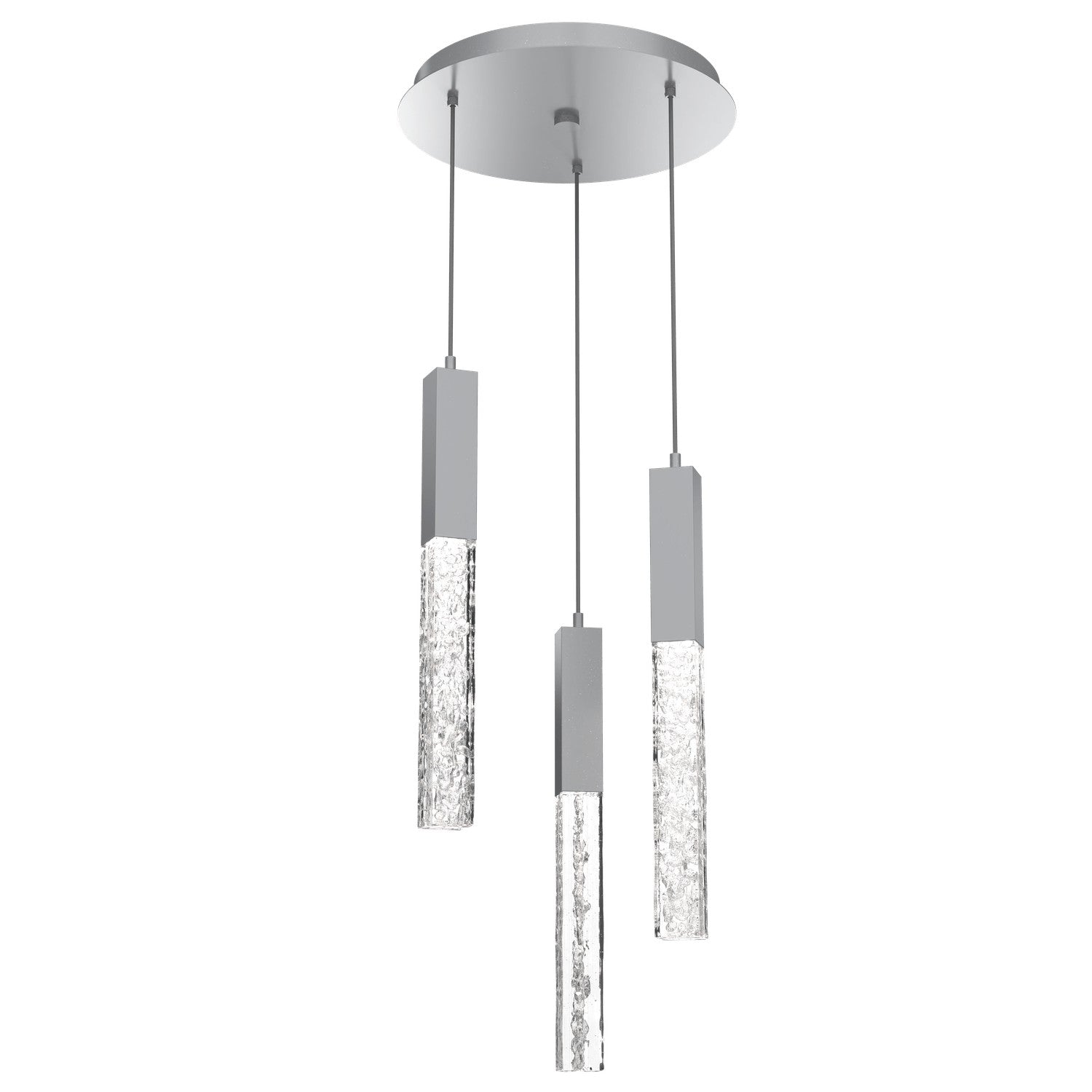 Hammerton Studio - CHB0060-03-CS-GC-C01-L1 - LED Pendant - Axis - Classic Silver