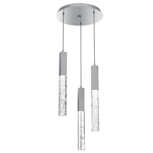 Hammerton Studio - CHB0060-03-CS-GC-C01-L3 - LED Pendant - Axis - Classic Silver