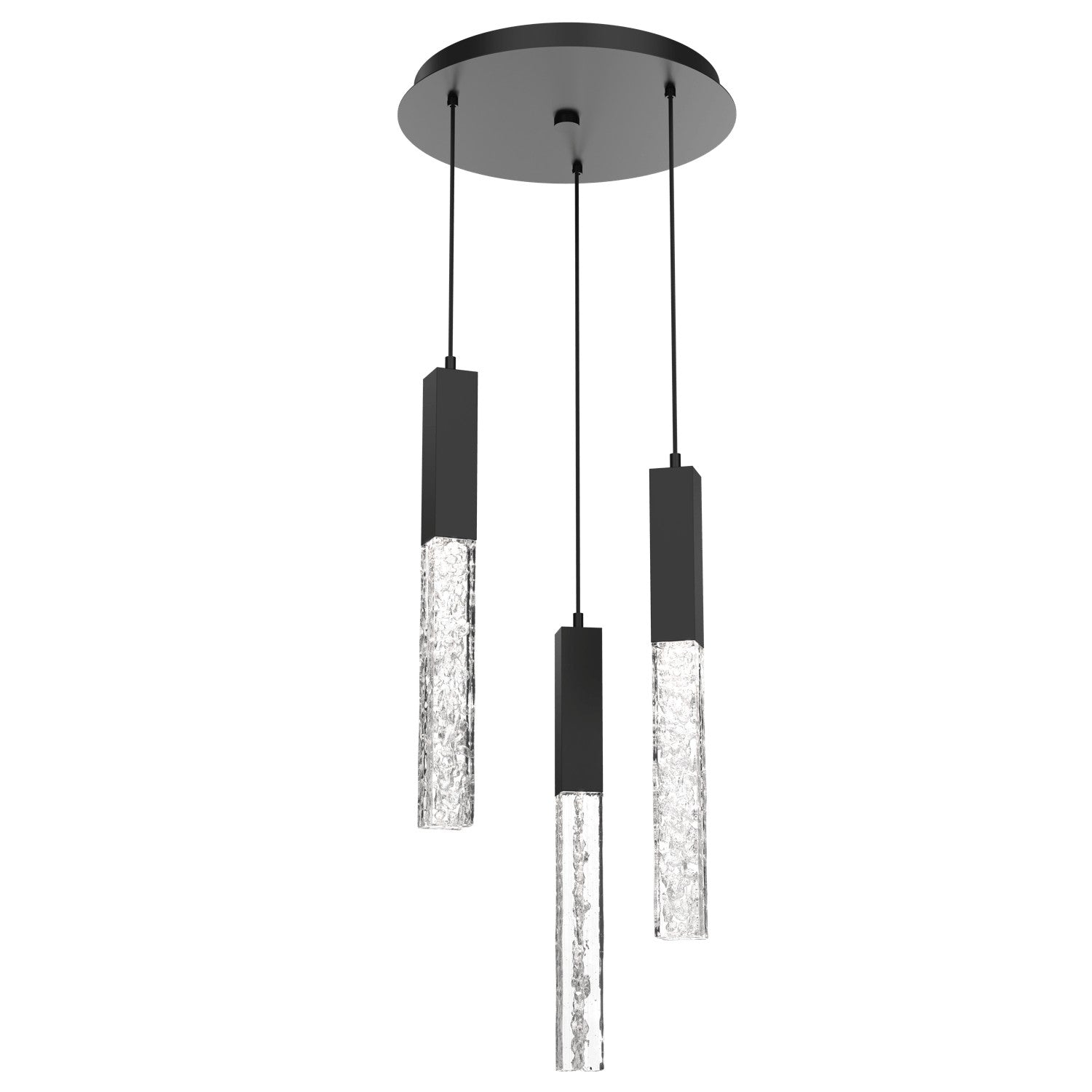 Hammerton Studio - CHB0060-03-MB-GC-C01-L3 - LED Pendant - Axis - Matte Black