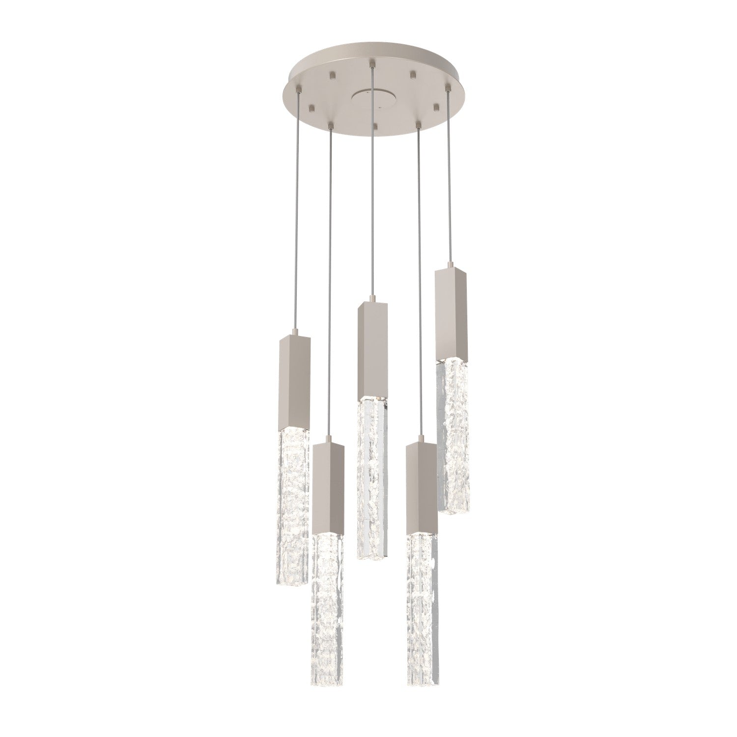 Hammerton Studio - CHB0060-05-BS-GC-C01-L1 - LED Pendant - Axis - Beige Silver