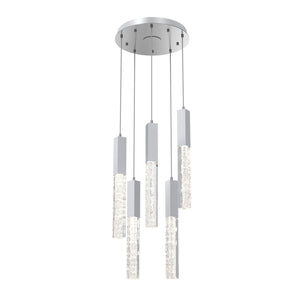 Hammerton Studio - CHB0060-05-CS-GC-C01-L1 - LED Pendant - Axis - Classic Silver