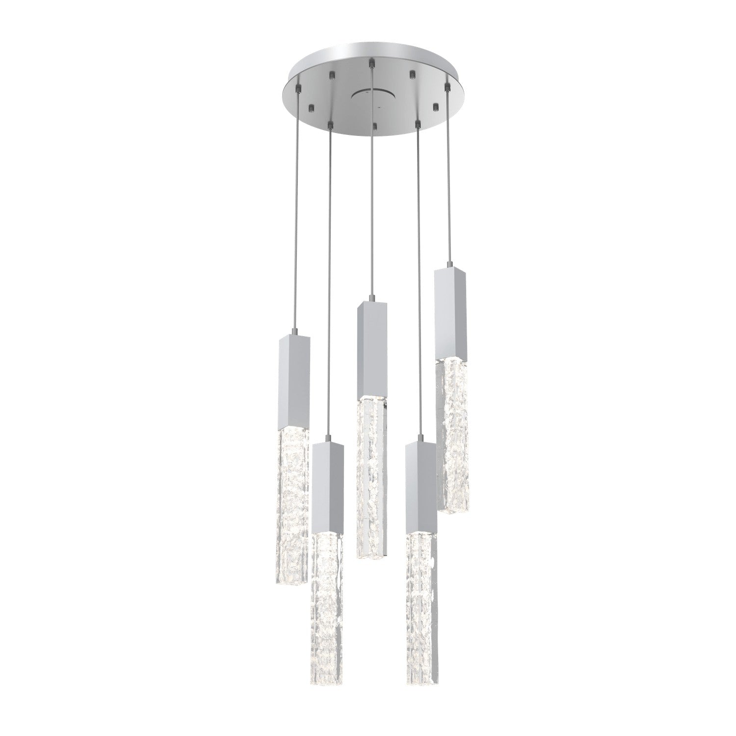 Hammerton Studio - CHB0060-05-CS-GC-C01-L3 - LED Pendant - Axis - Classic Silver