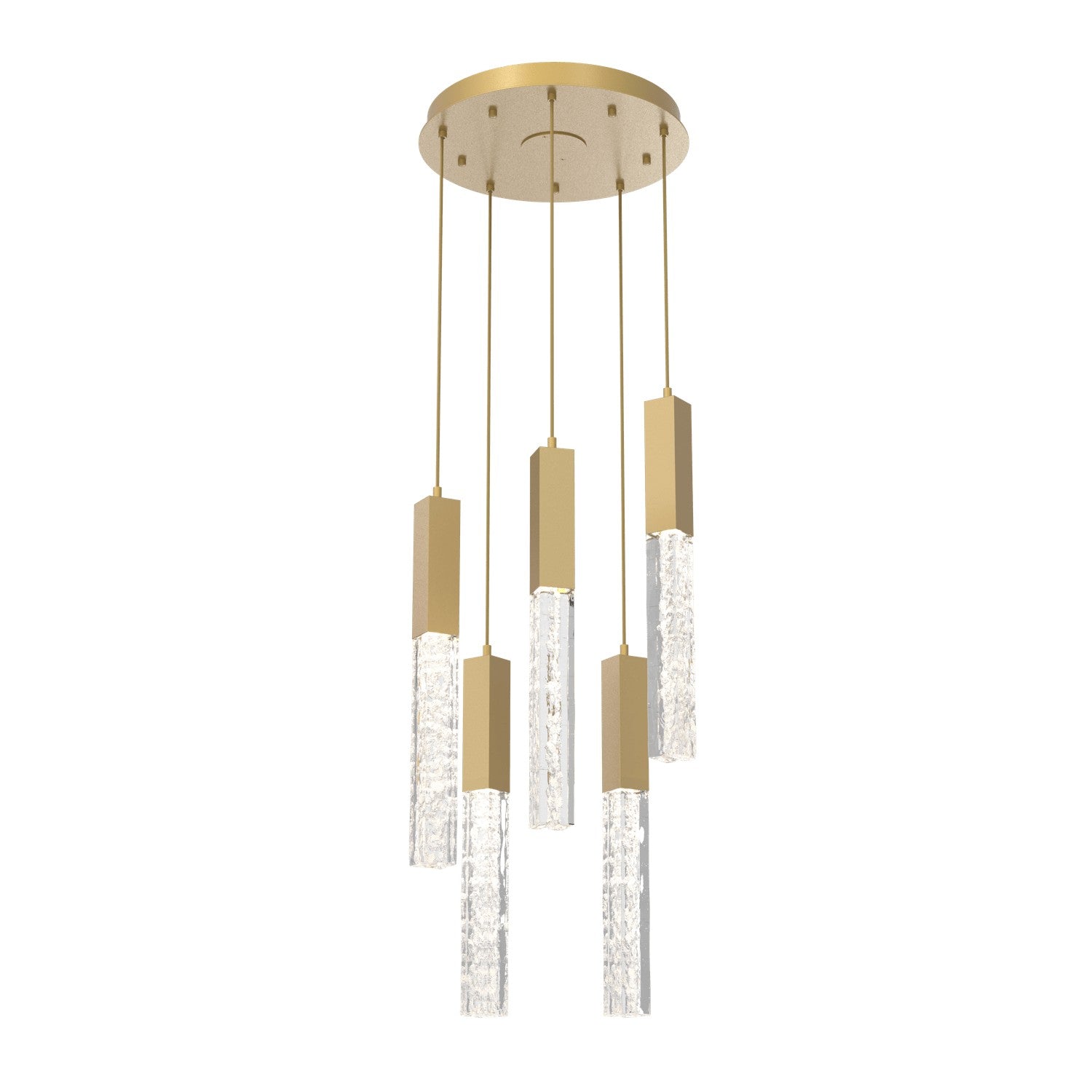 Hammerton Studio - CHB0060-05-GB-GC-C01-L1 - LED Pendant - Axis - Gilded Brass