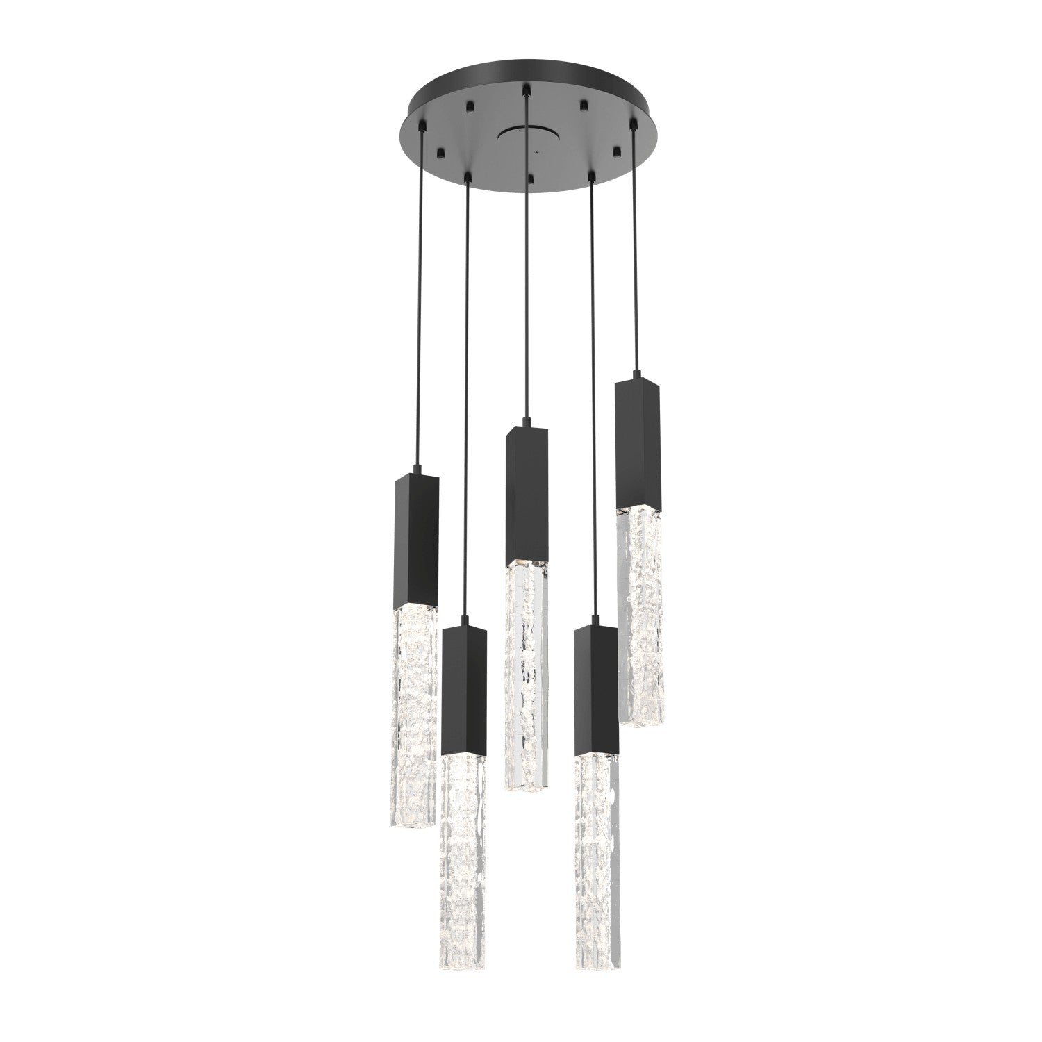 Hammerton Studio - CHB0060-05-MB-GC-C01-L3 - LED Pendant - Axis - Matte Black