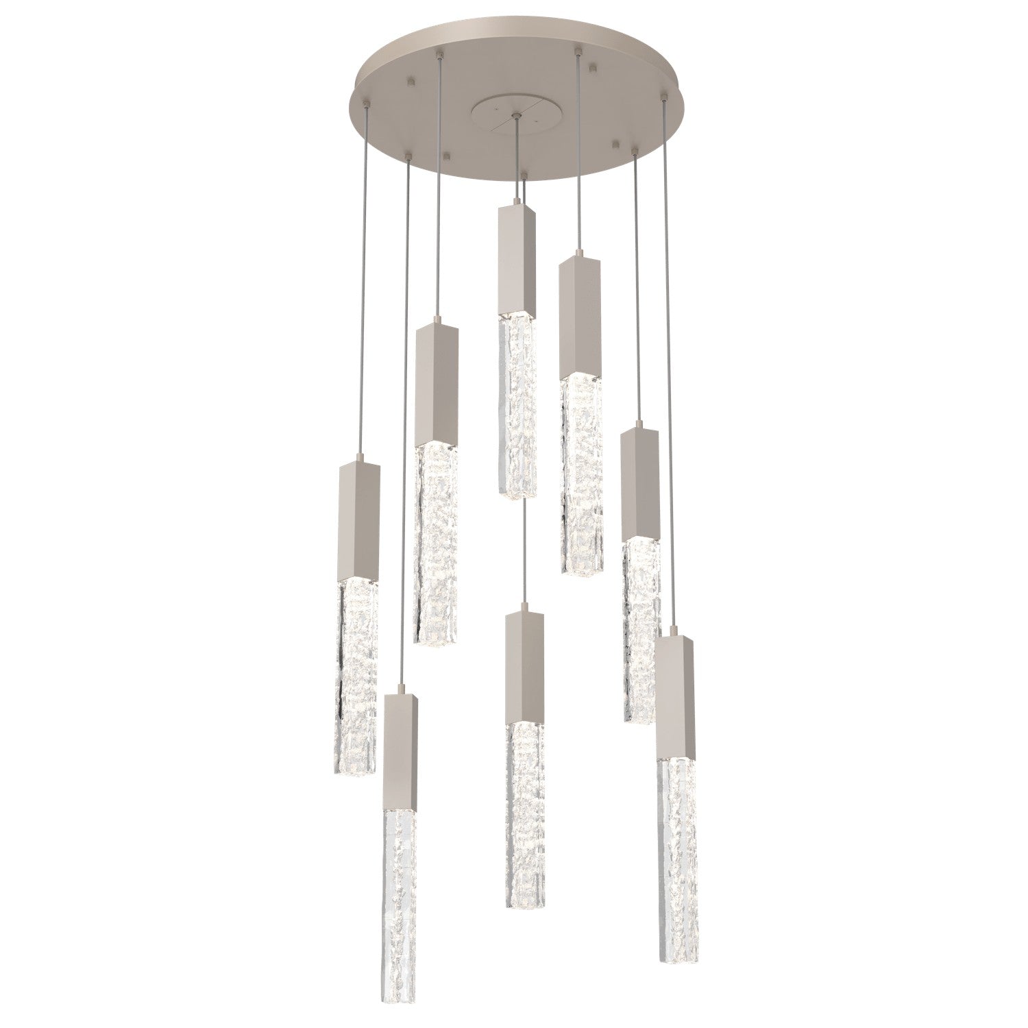 Hammerton Studio - CHB0060-08-BS-GC-C01-L1 - LED Pendant - Axis - Beige Silver