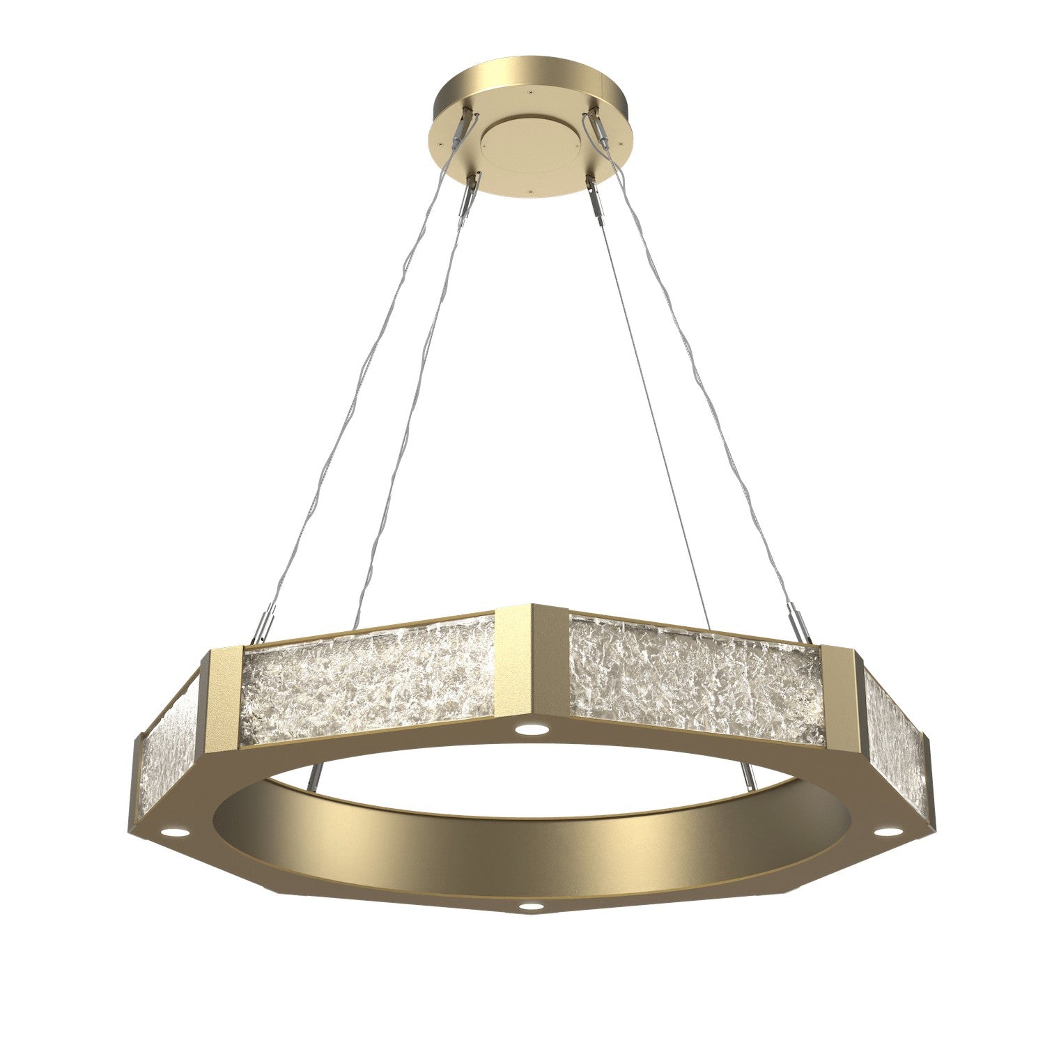 Hammerton Studio - CHB0061-36-GB-GC-CA1-L3 - LED Chandelier - Glacier - Gilded Brass