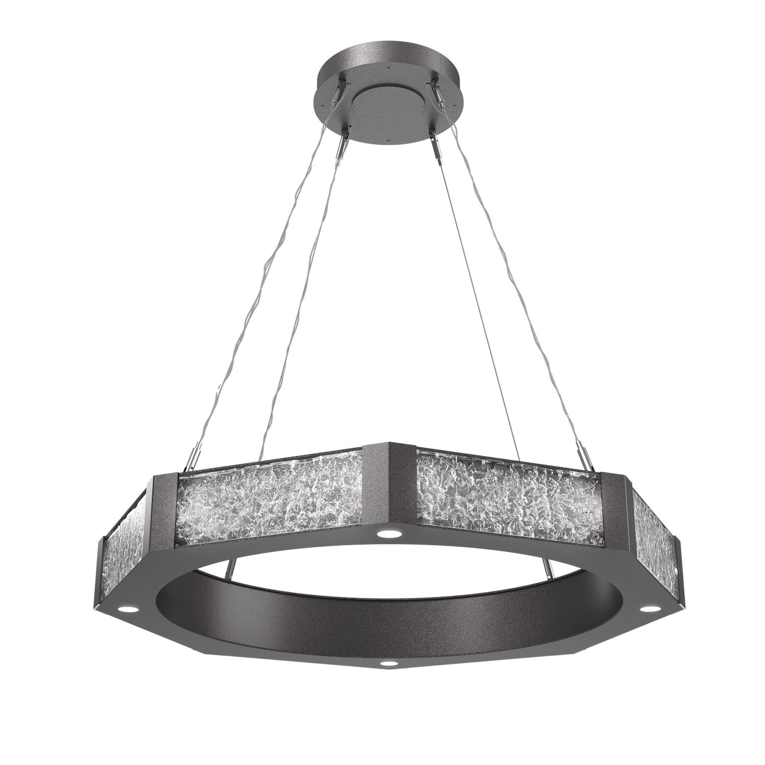 Hammerton Studio - CHB0061-36-GP-GC-CA1-L3 - LED Chandelier - Glacier - Graphite