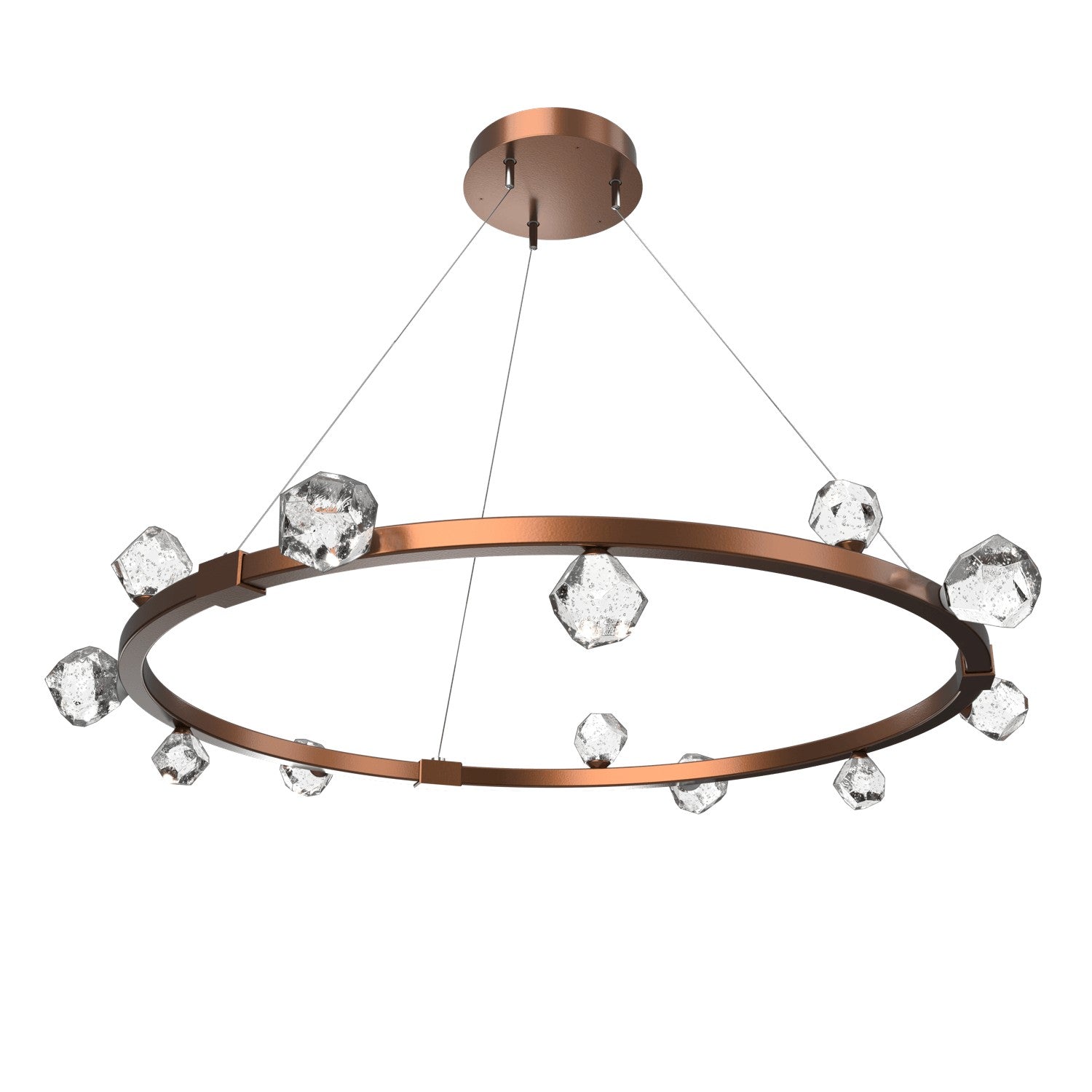 Hammerton Studio - CHB0070-40-BB-CZ-CA1-L3 - LED Chandelier - Stella - Burnished Bronze