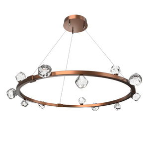 Hammerton Studio - CHB0070-40-BB-CZ-CA1-L3 - LED Chandelier - Stella - Burnished Bronze