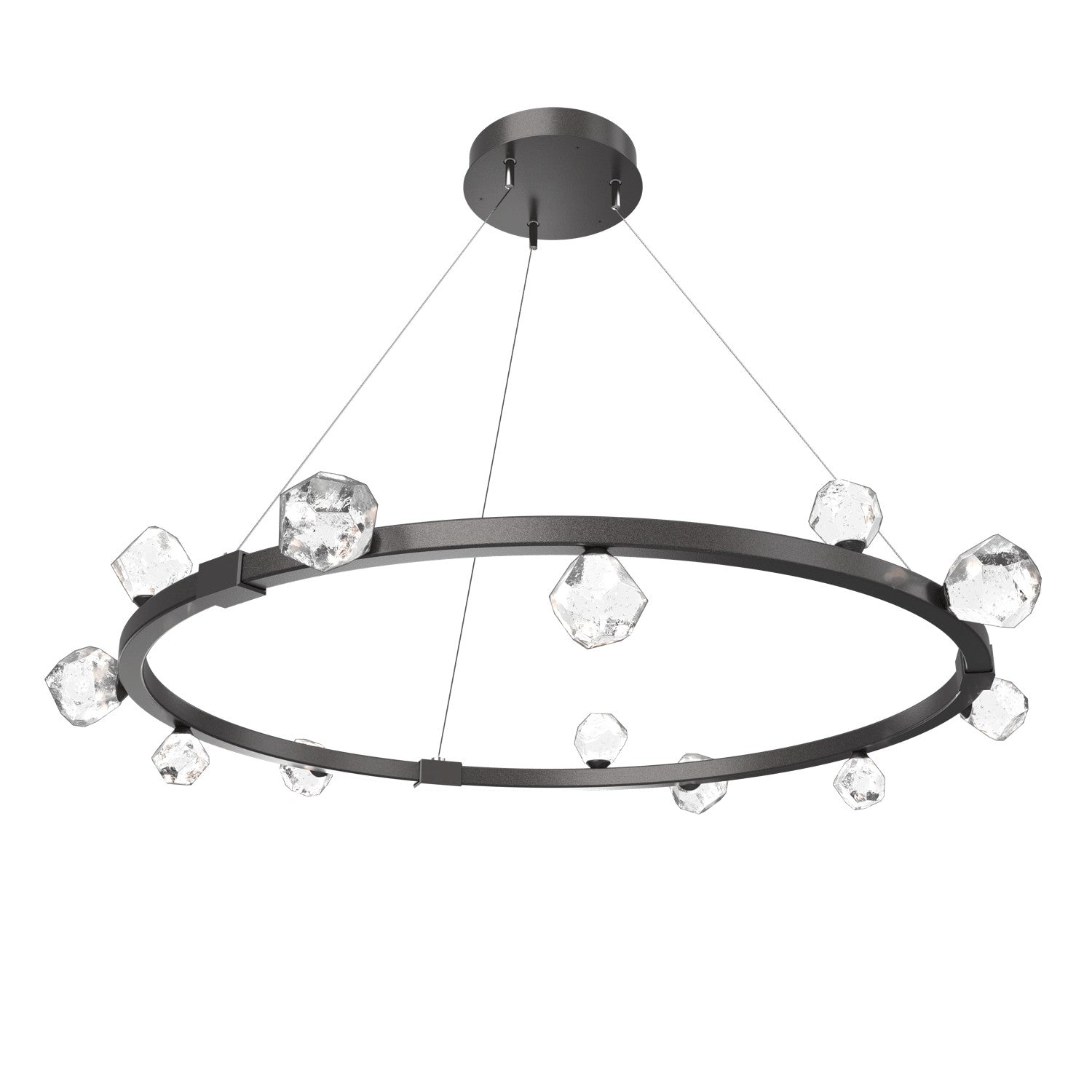 Hammerton Studio - CHB0070-40-GP-CZ-CA1-L3 - LED Chandelier - Stella - Graphite