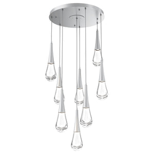 Hammerton Studio - CHB0078-08-CS-C-C01-L1 - LED Pendant - Raindrop - Classic Silver