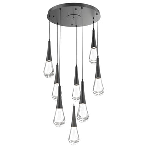 Hammerton Studio - CHB0078-08-MB-C-C01-L1 - LED Pendant - Raindrop - Matte Black