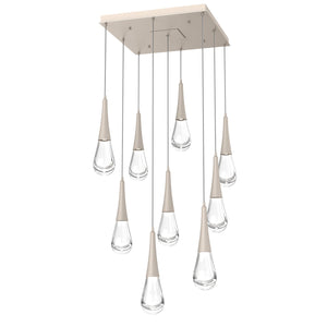 Hammerton Studio - CHB0078-09-BS-C-C01-L3 - LED Pendant - Raindrop - Beige Silver