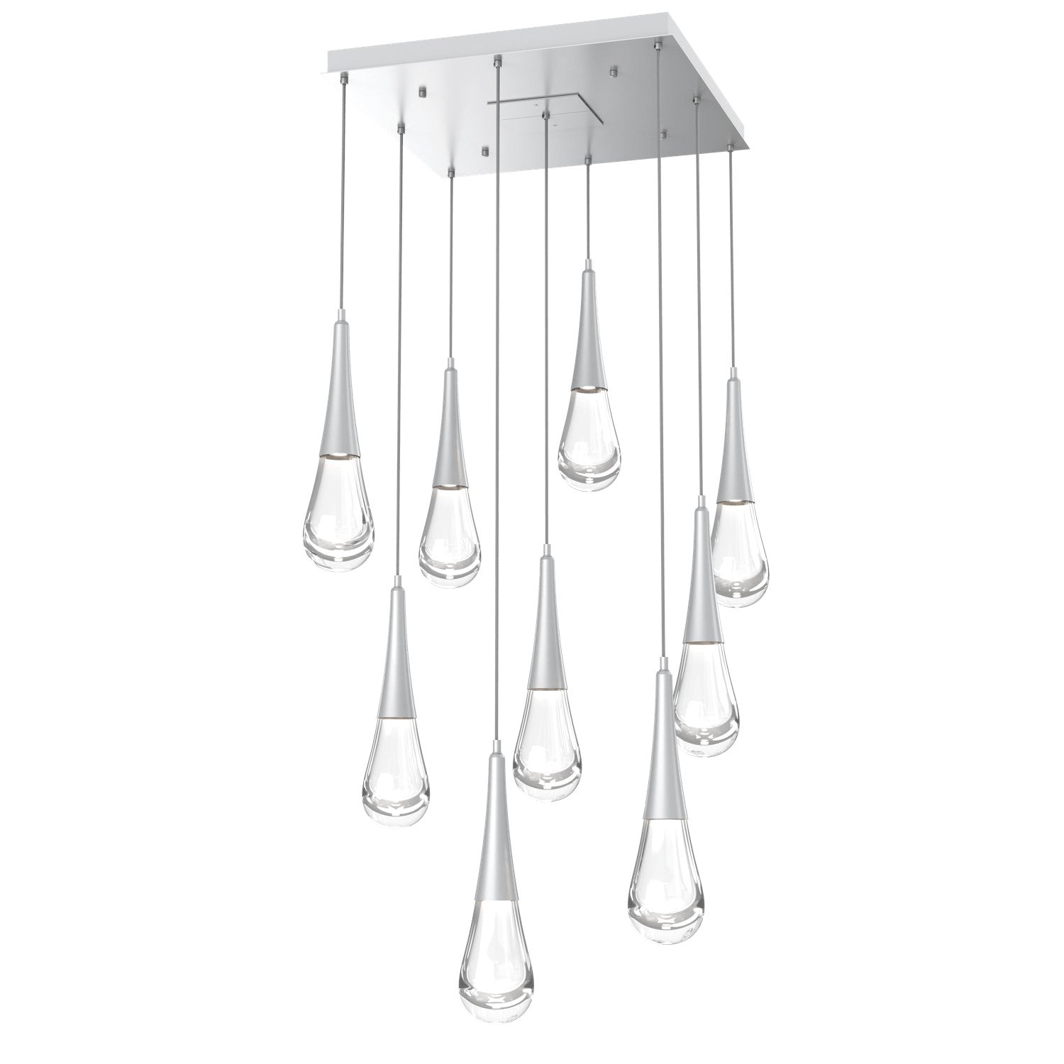 Hammerton Studio - CHB0078-09-CS-C-C01-L1 - LED Pendant - Raindrop - Classic Silver