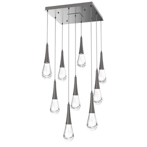 Hammerton Studio - CHB0078-09-GP-C-C01-L1 - LED Pendant - Raindrop - Graphite