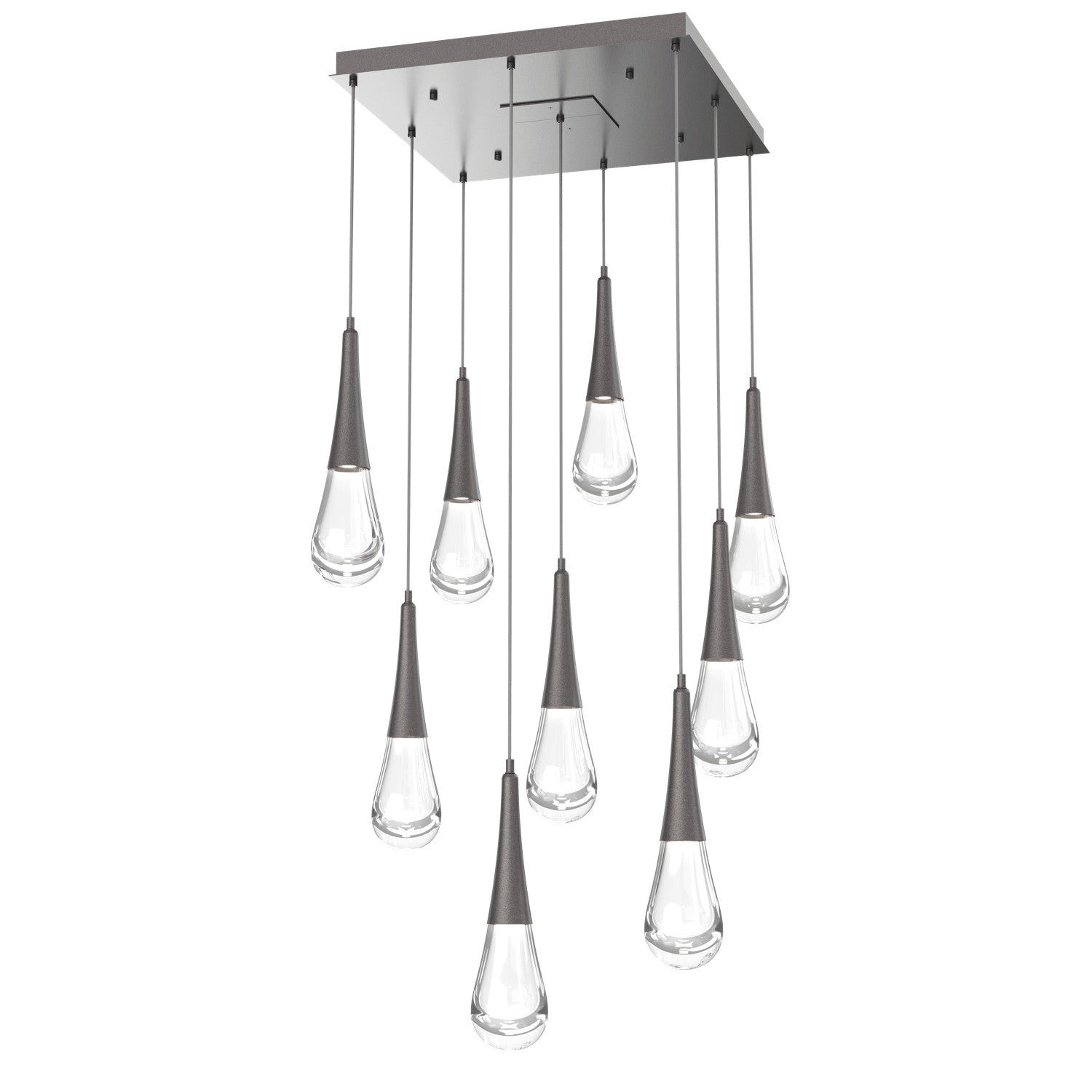 Hammerton Studio - CHB0078-09-GP-C-C01-L3 - LED Pendant - Raindrop - Graphite