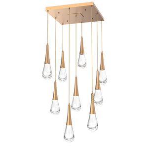 Hammerton Studio - CHB0078-09-NB-C-C01-L1 - LED Pendant - Raindrop - Novel Brass