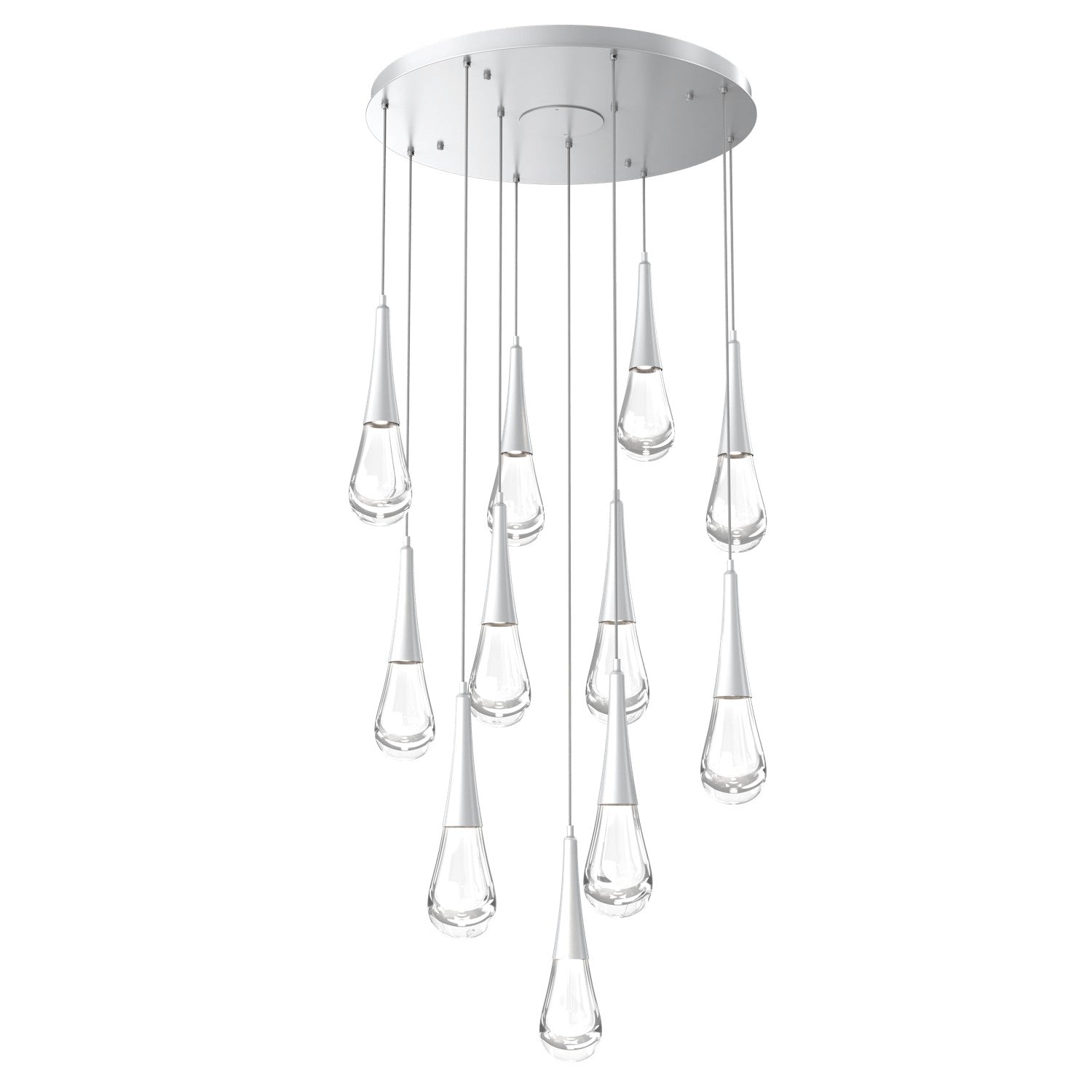 Hammerton Studio - CHB0078-11-CS-C-C01-L1 - LED Pendant - Raindrop - Classic Silver