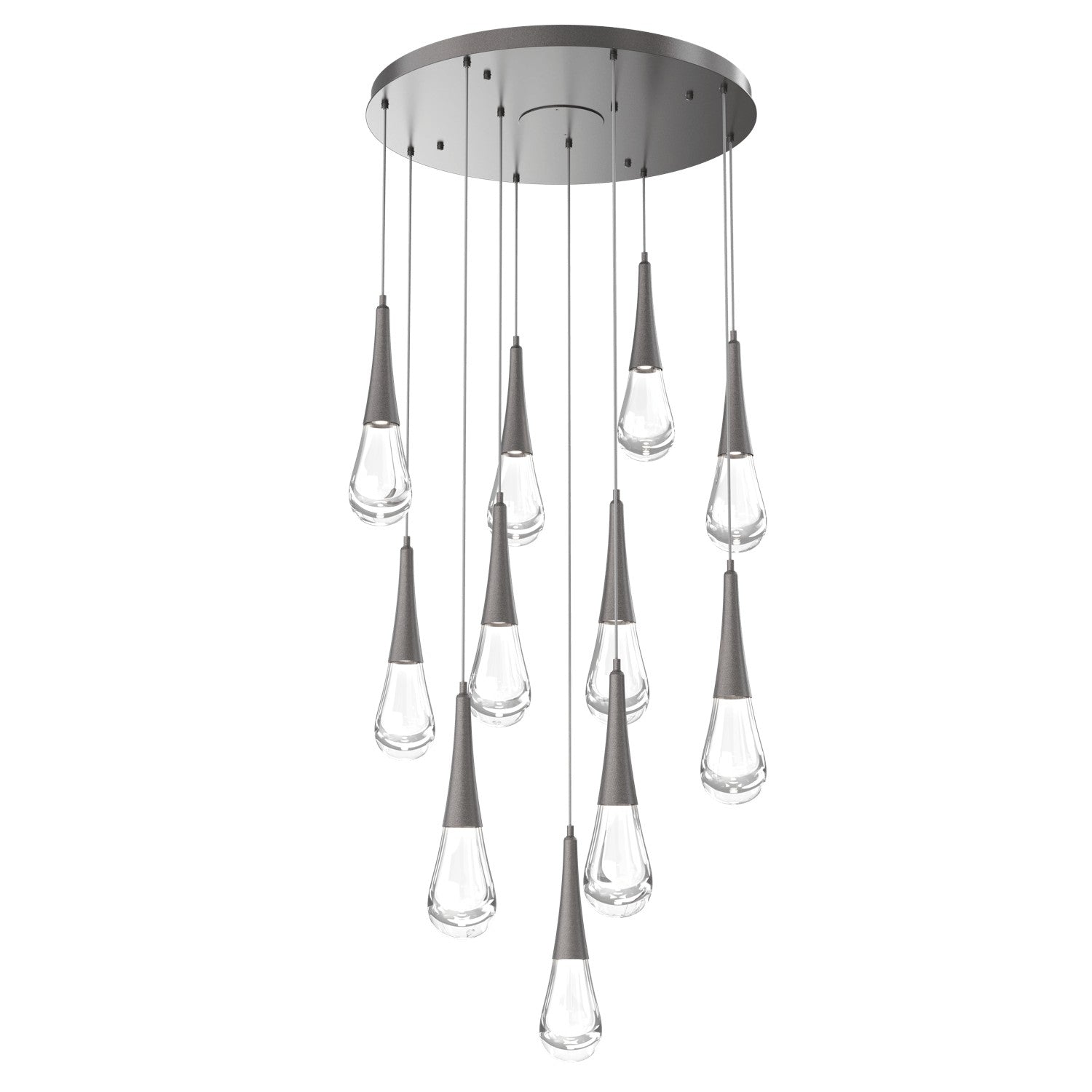 Hammerton Studio - CHB0078-11-GP-C-C01-L1 - LED Pendant - Raindrop - Graphite