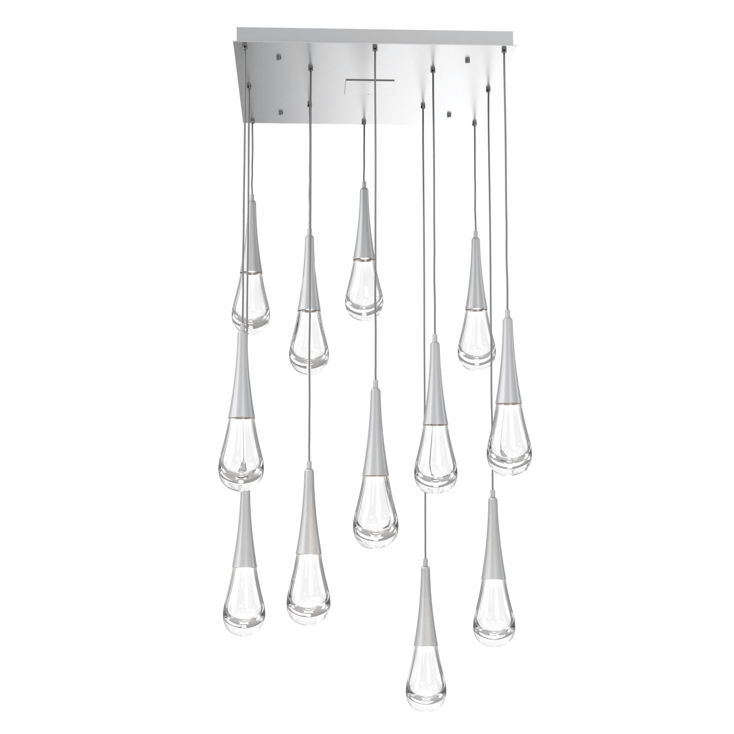 Hammerton Studio - CHB0078-12-CS-C-C01-L1 - LED Pendant - Raindrop - Classic Silver