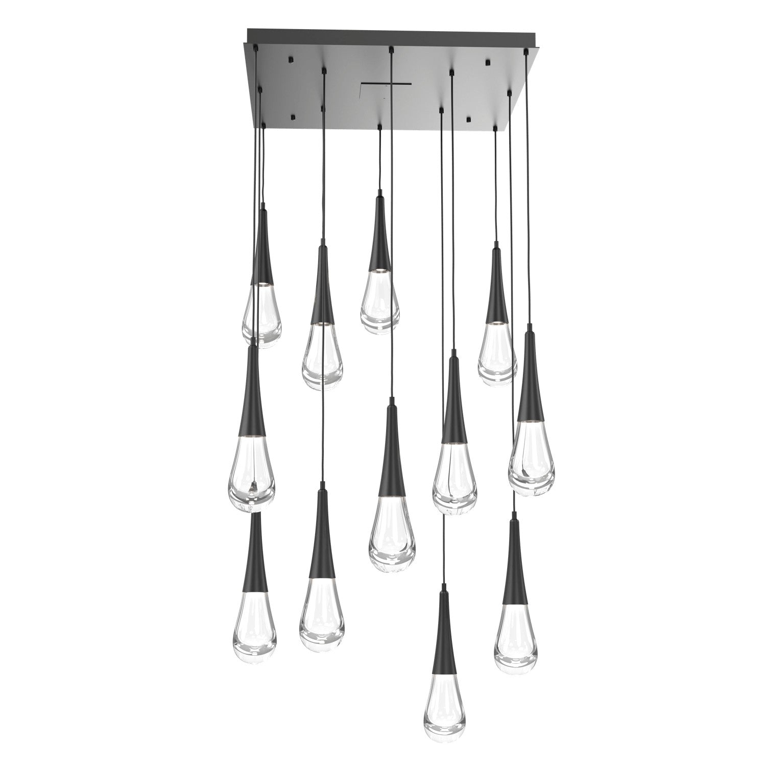 Hammerton Studio - CHB0078-12-MB-C-C01-L1 - LED Pendant - Raindrop - Matte Black