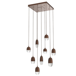 Hammerton Studio - CHB0079-09-BB-PC-C01-L1 - LED Pendant - Pebble - Burnished Bronze