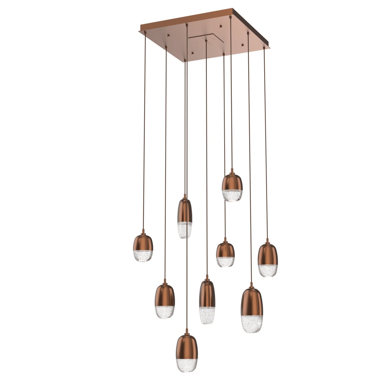 Hammerton Studio - CHB0079-09-BB-PC-C01-L3 - LED Pendant - Pebble - Burnished Bronze