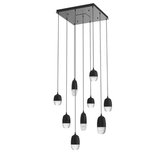 Hammerton Studio - CHB0079-09-MB-PC-C01-L1 - LED Pendant - Pebble - Matte Black