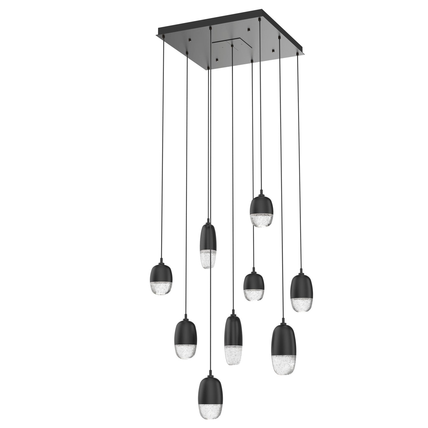 Hammerton Studio - CHB0079-09-MB-PC-C01-L3 - LED Pendant - Pebble - Matte Black