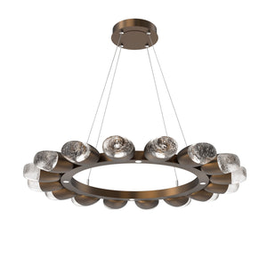 Hammerton Studio - CHB0079-36-FB-PC-CA1-L3 - LED Chandelier - Pebble - Flat Bronze