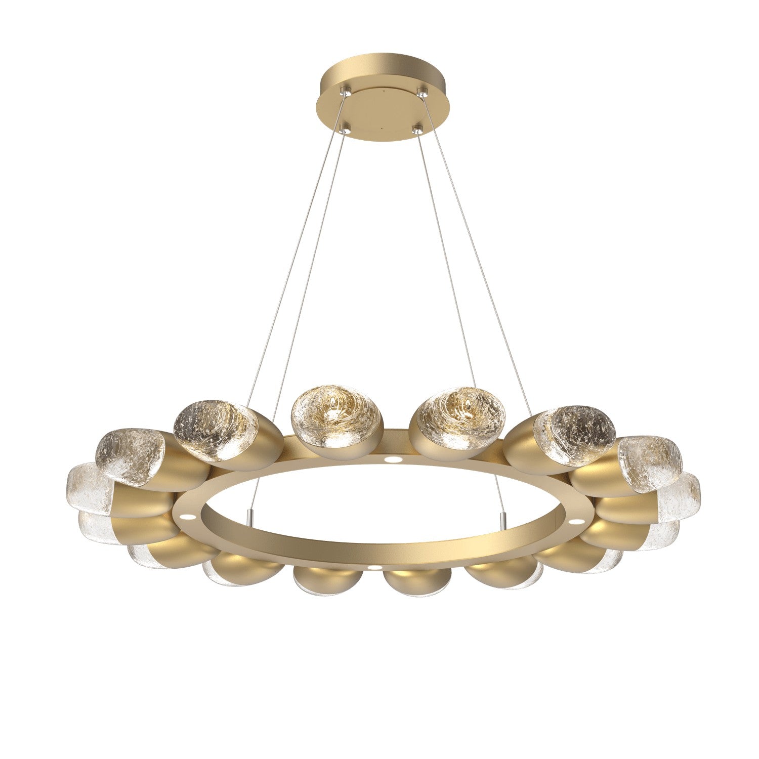 Hammerton Studio - CHB0079-36-GB-PC-CA1-L3 - LED Chandelier - Pebble - Gilded Brass