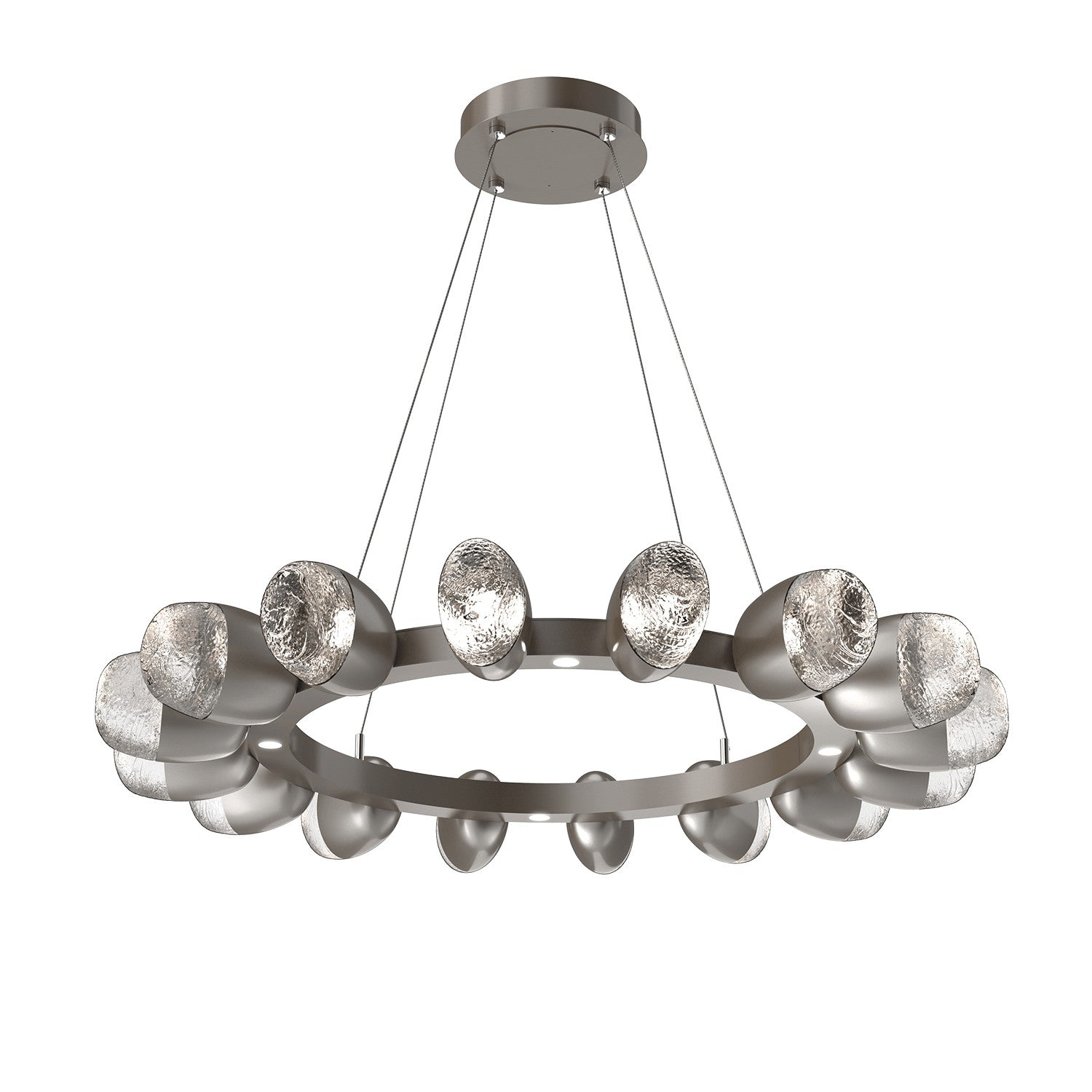 Hammerton Studio - CHB0079-36-GP-PC-CA1-L1 - LED Chandelier - Pebble - Graphite