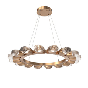 Hammerton Studio - CHB0079-36-NB-PC-CA1-L3 - LED Chandelier - Pebble - Novel Brass