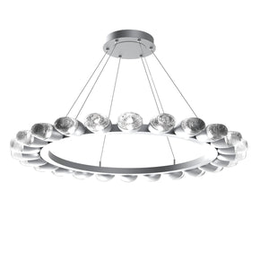 Hammerton Studio - CHB0079-48-CS-PC-CA1-L1 - LED Chandelier - Pebble - Classic Silver