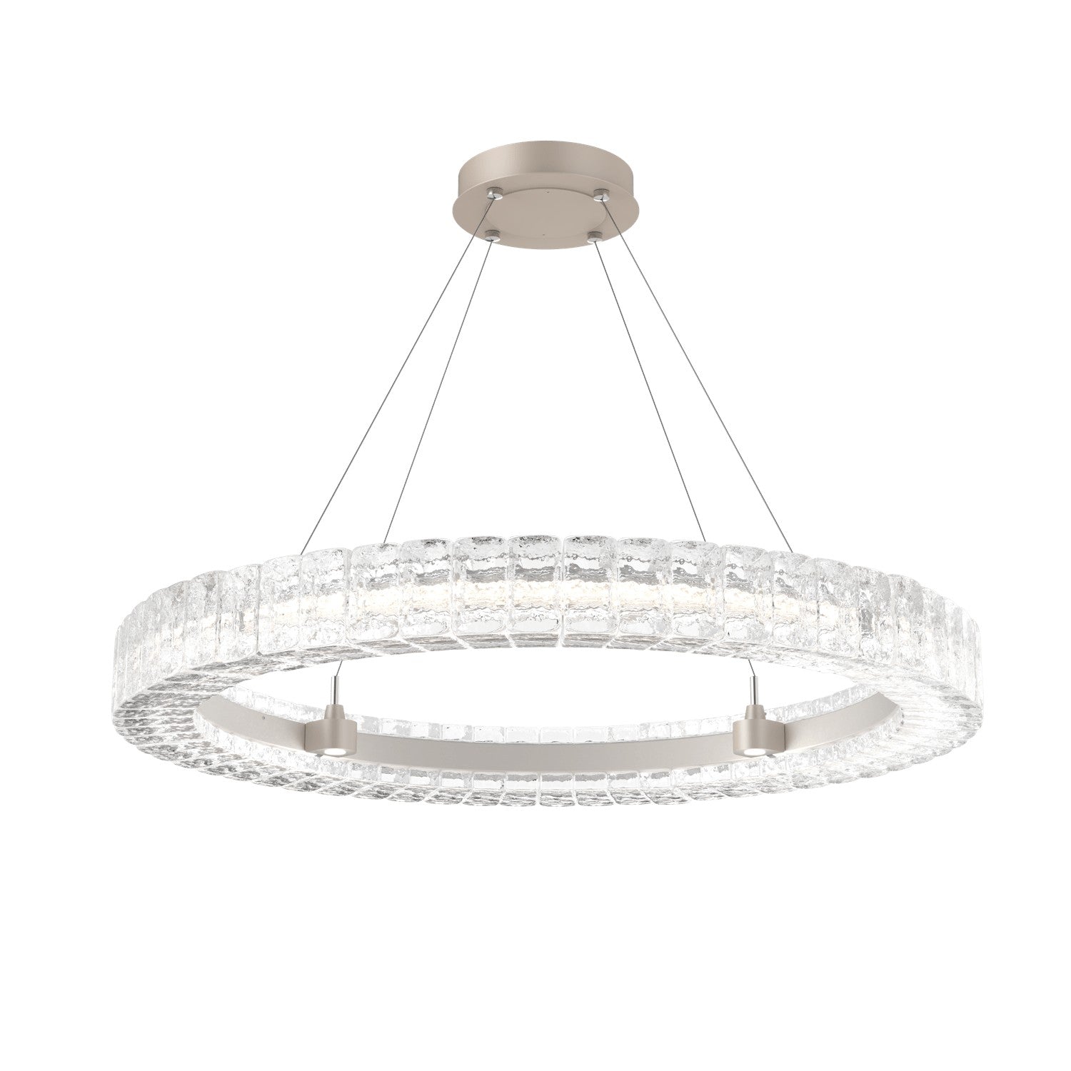 Hammerton Studio - CHB0080-36-BS-AC-CA1-L3 - LED Chandelier - Asscher - Beige Silver