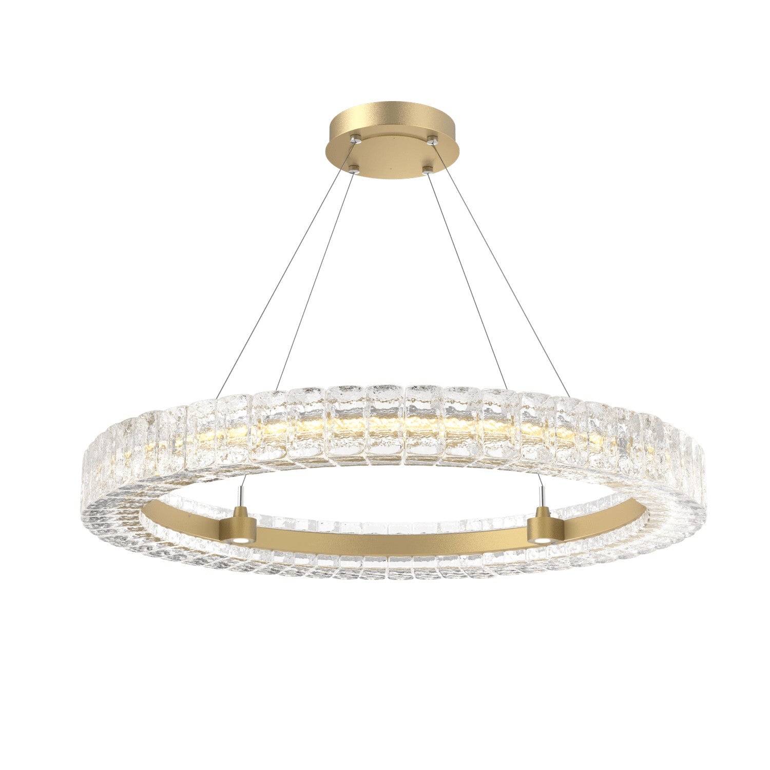 Hammerton Studio - CHB0080-36-GB-AC-CA1-L3 - LED Chandelier - Asscher - Gilded Brass