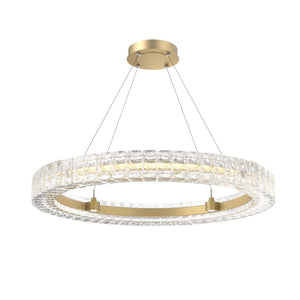 Hammerton Studio - CHB0080-36-GB-AC-CA1-L3 - LED Chandelier - Asscher - Gilded Brass