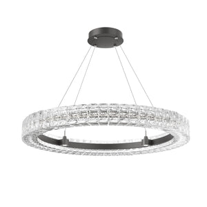 Hammerton Studio - CHB0080-36-GP-AC-CA1-L3 - LED Chandelier - Asscher - Graphite