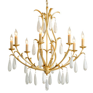 Corbett Lighting - 293-08-GL - Eight Light Chandelier - Prosecco - Gold Leaf