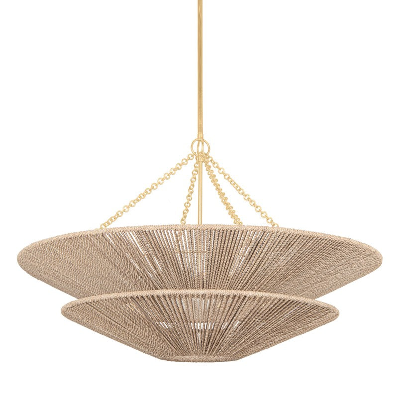 Corbett Lighting - 412-40-GL - Eight Light Chandelier - Tropea - Gold Leaf