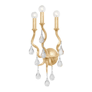 Corbett Lighting - 414-03-GL - Three Light Wall Sconce - Aveline - Gold Leaf