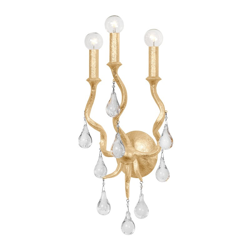 Corbett Lighting - 414-03-GL - Three Light Wall Sconce - Aveline - Gold Leaf