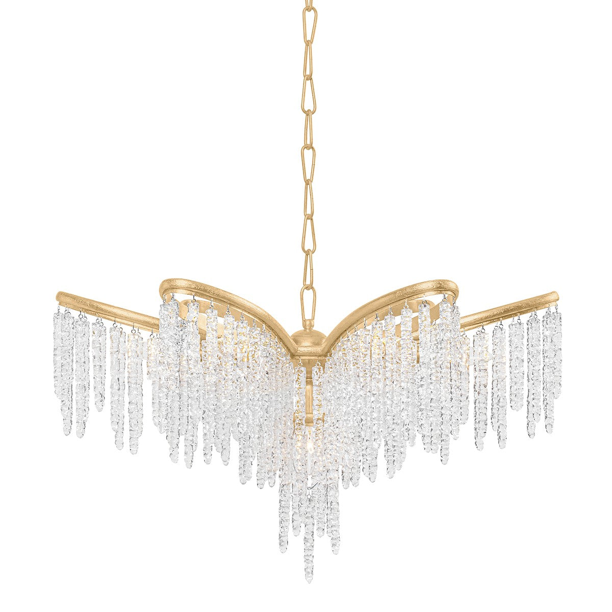 Corbett Lighting - 415-32-GL - Seven Light Chandelier - Pandora - Gold Leaf