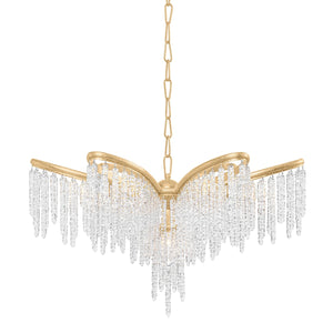 Corbett Lighting - 415-32-GL - Seven Light Chandelier - Pandora - Gold Leaf