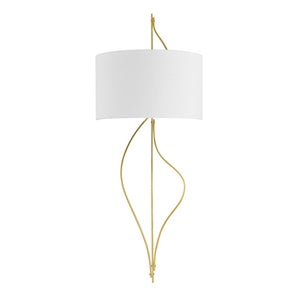 Corbett Lighting - 421-02-VB - Two Light Wall Sconce - Akina - Vintage Brass