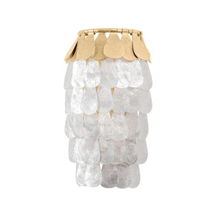 Corbett Lighting - 434-12-VGL - Two Light Wall Sconce - Coralie - Vintage Gold Leaf