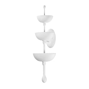 Corbett Lighting - 437-30-GSW - Six Light Wall Sconce - Aura - Gesso White